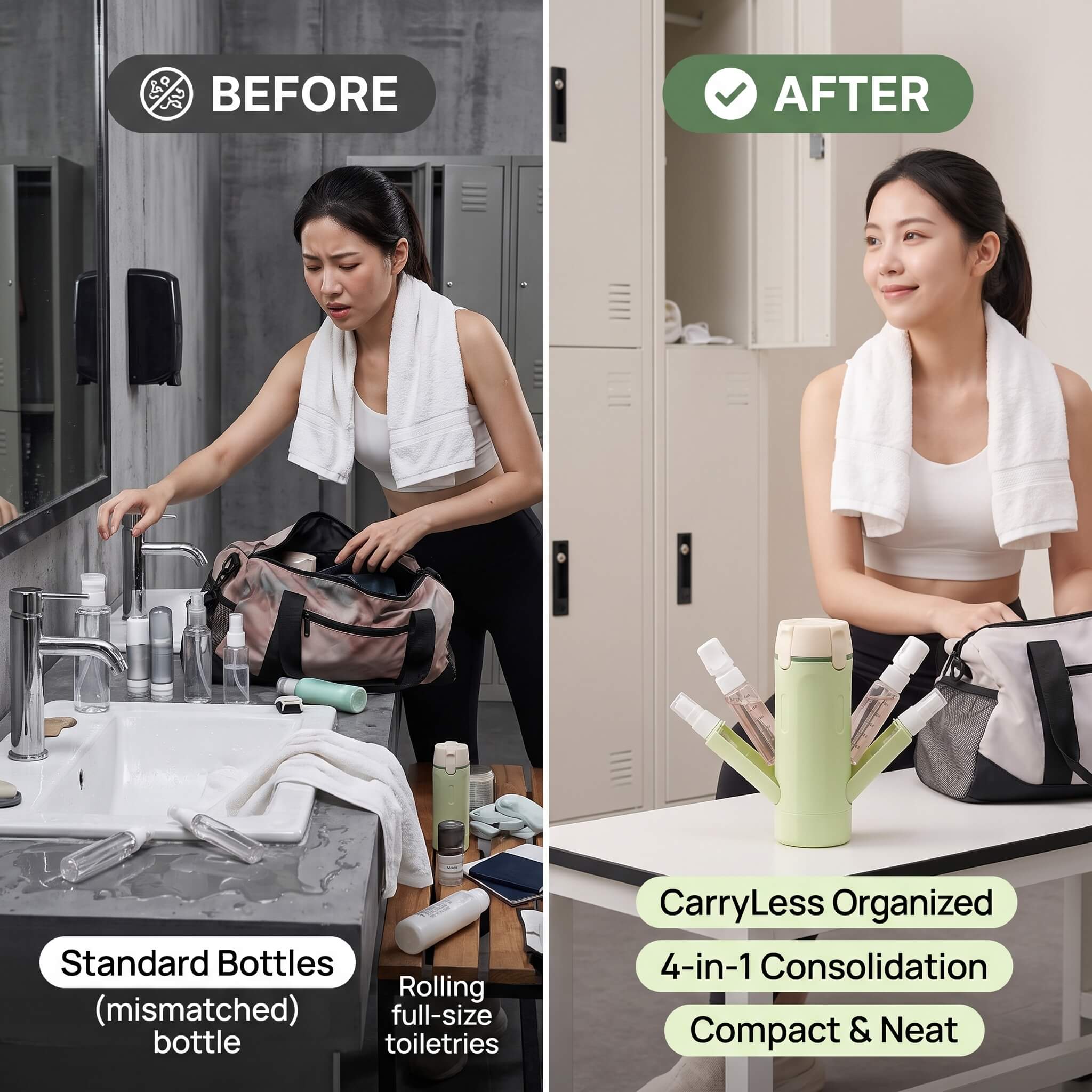 CarryLess™ 4-in-1 Bottle