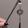 Onyx Halo Tassel
