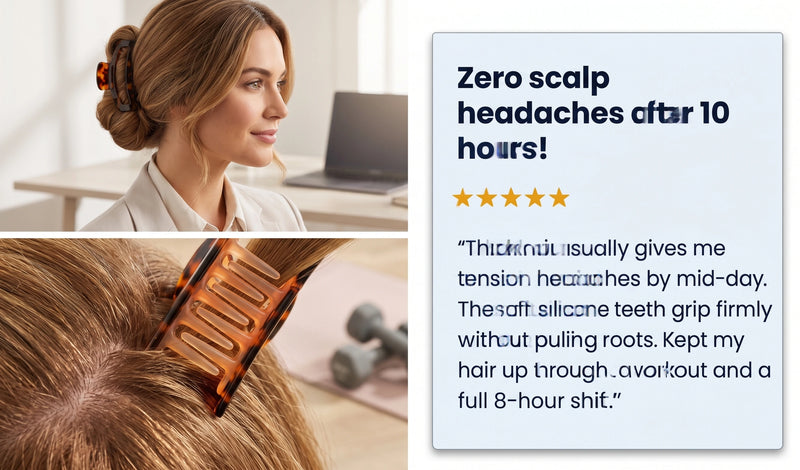 Zero scalp headaches after 10 hours!