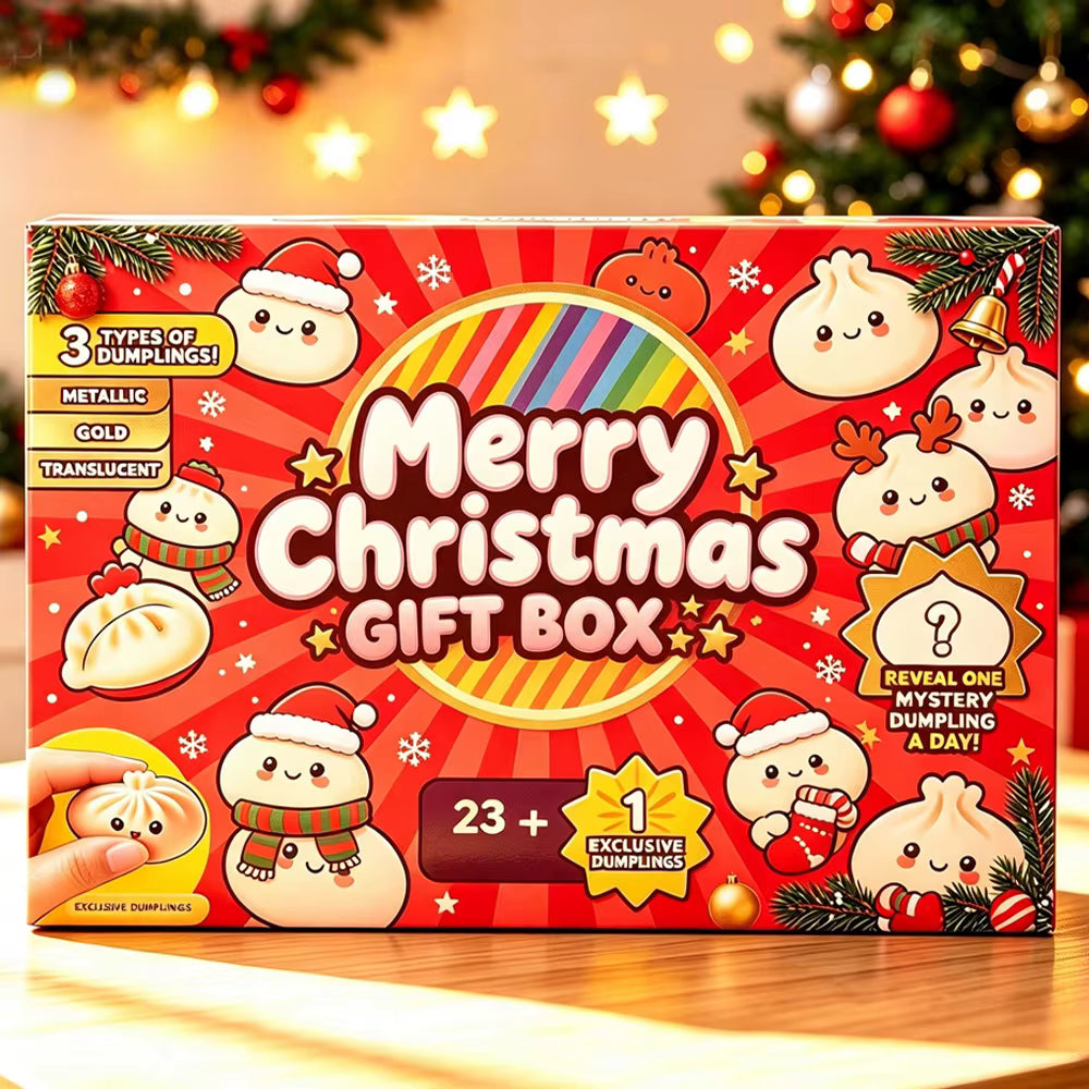 Merry Mystery" 24-Day Dumpling Countdown Calendar