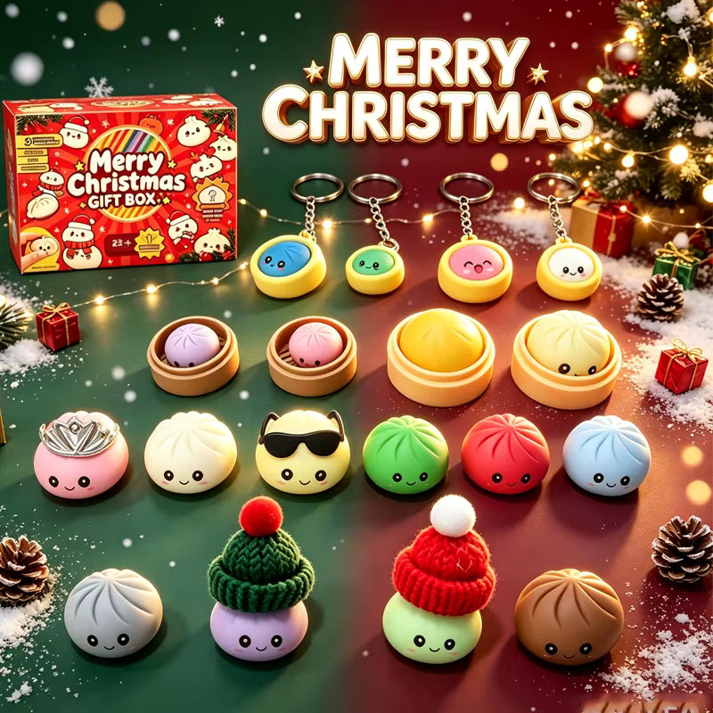 Merry Mystery" 24-Day Dumpling Countdown Calendar