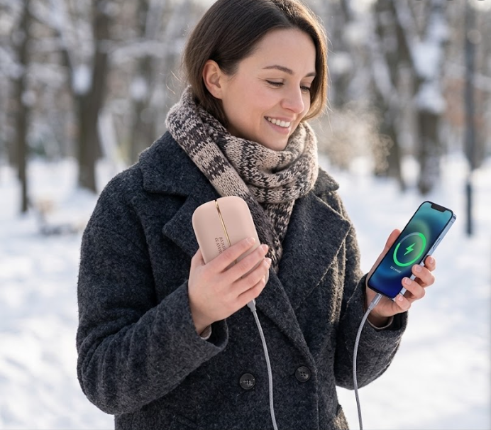 It's a power bank that warms your hands too!