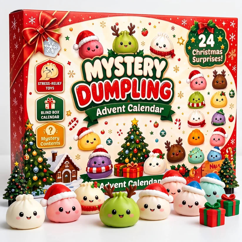 Merry Mystery" 24-Day Dumpling Countdown Calendar