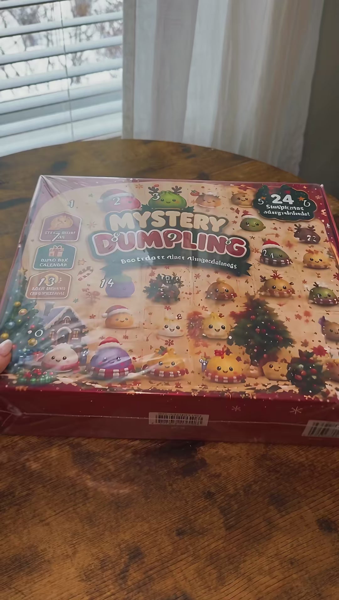 Merry Mystery" 24-Day Dumpling Countdown Calendar