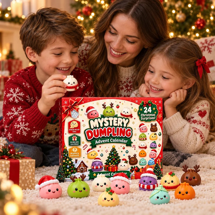 Merry Mystery" 24-Day Dumpling Countdown Calendar